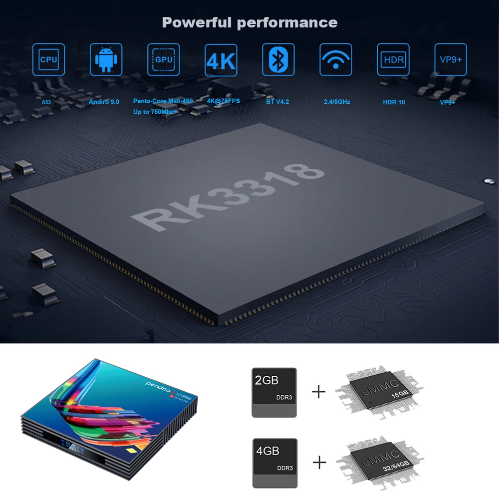 
Best Price High speed HD TV Support 4K Android 4k Pendoo x10 Pro Rk3318 4gb Ram Wholesale Android Full Hd Tv Box 