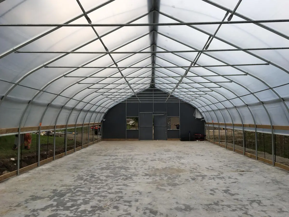 Customized automated light deprivation blackout agriculture greenhouse for plants cultivation