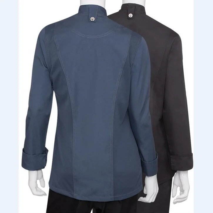 High Quality Custom Color Unisex Hotel Chef Jacket Restaurant Uniforms Men Classic Waiter Hotel Coats Chefs Jacket