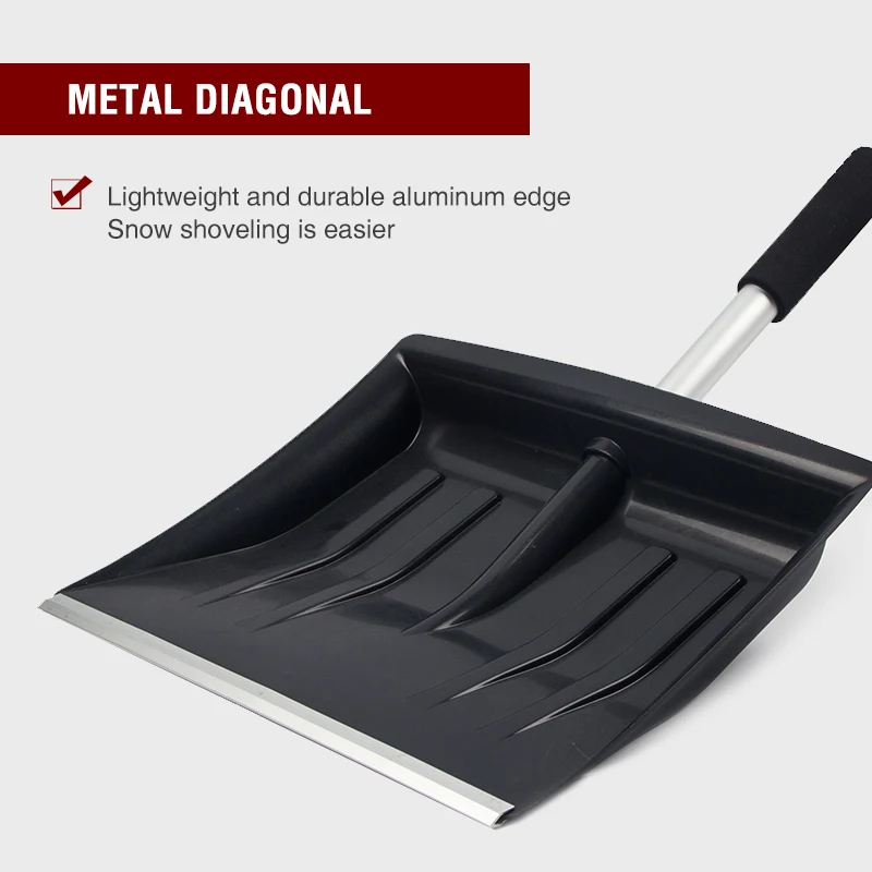 PP  plastic shovel head telescopic detachable  snow sweeper Snow Shovel