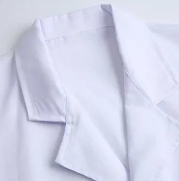 Custom Logo Polyester Spandex Blend Pharmacy Uniforms Doctor Nurse Hospital Uniforms White Lab Coat Medical Scrubs