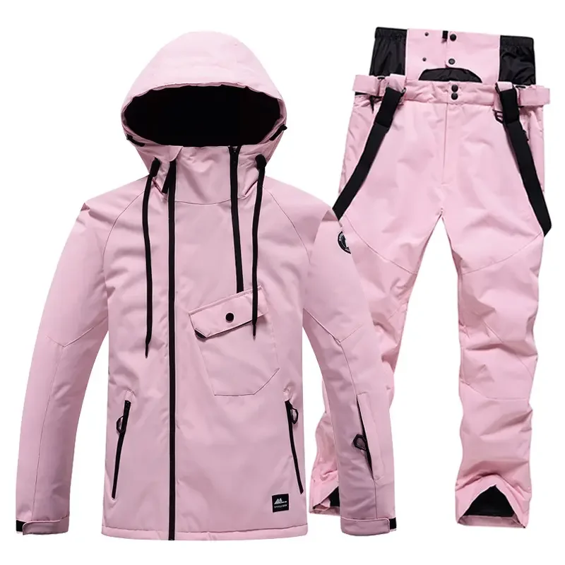 AQTQ Custom Unisex Winter Windproof Waterproof Winter Ski Jumpsuit Snowboard Wear Ski Suit
