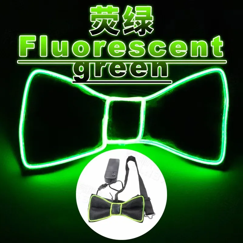 New Year Neon LED Tie Nightlife Light up Glow for Christmas Rave Party Perfect Gift Idea for Party Supplies