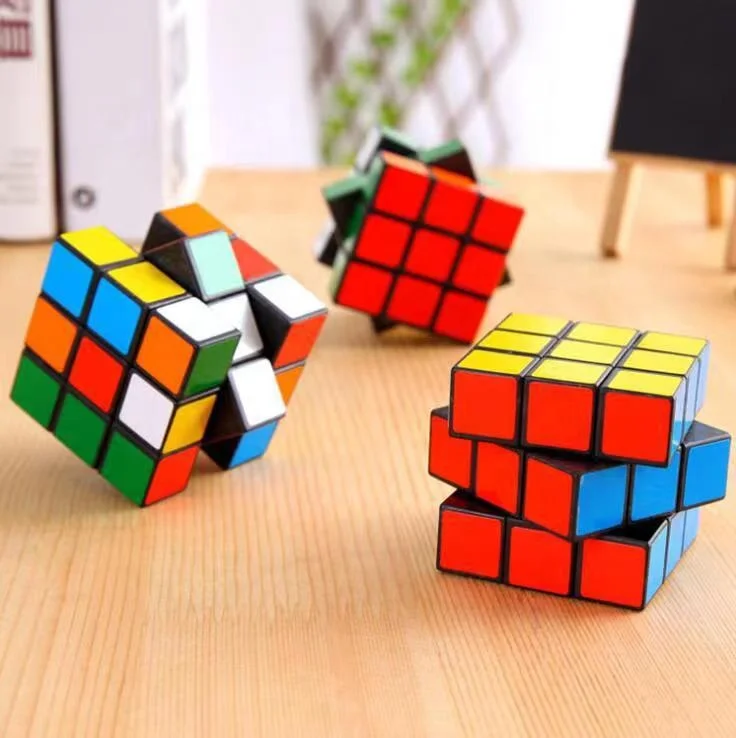 Educational toy speed cube smooth solid plastic 3x3 magic Cube puzzle High-quality Intellectual Development magic cube