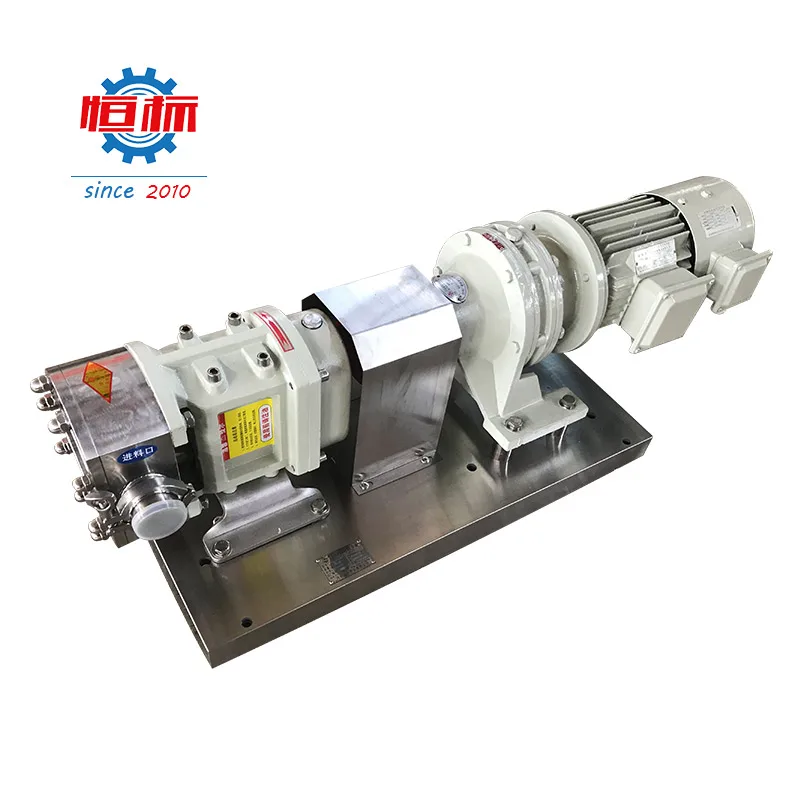 3RP Electric food grade liquid lobe pump filling machine wine gear high pressure honey molasses grease pump