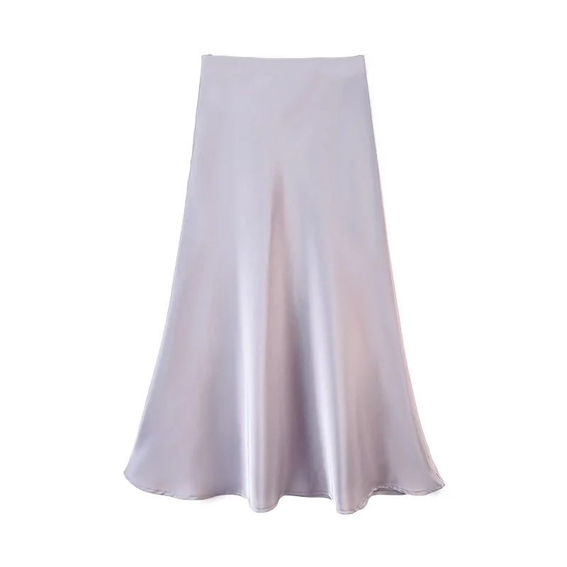 Women New Arrivals long Length Elegant Bodycon Skirt Womens Office Formal Business Chic Silk Stain Mermaid Skirts