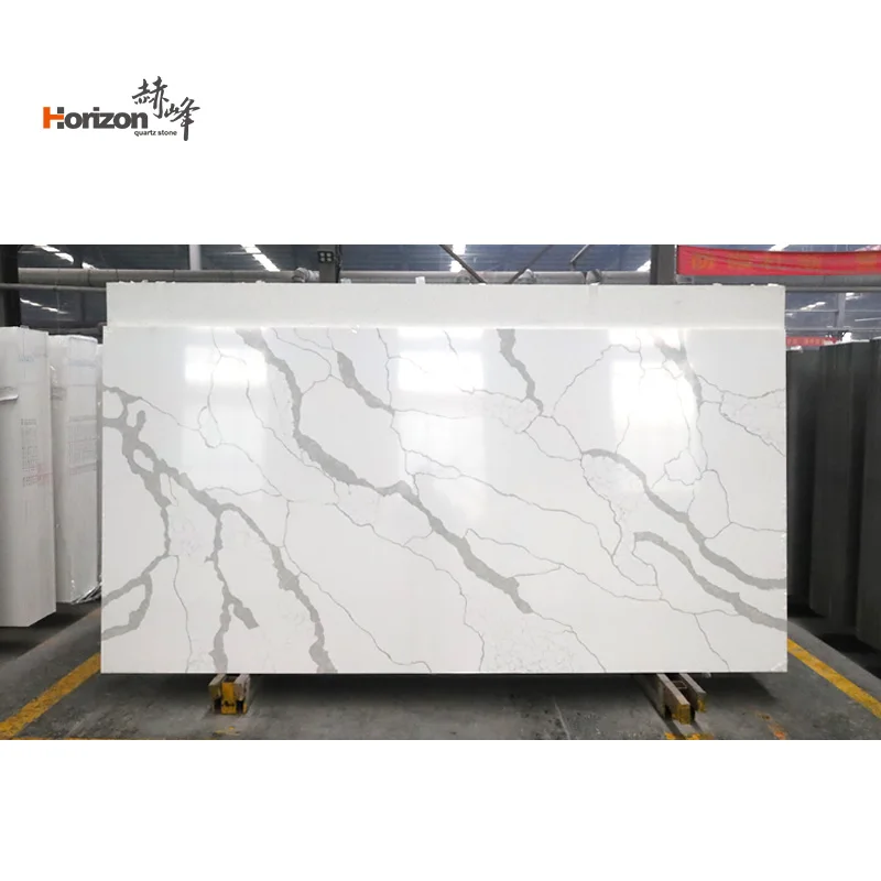 Horizon quartz slab marble look quartz stone artificial quartz stone countertop