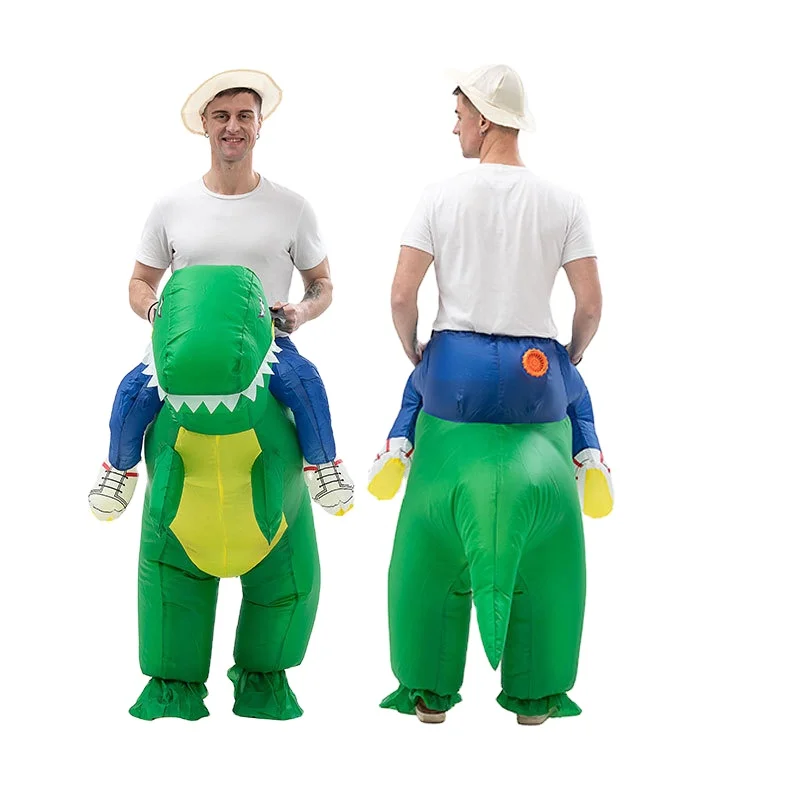 Hot sale Jitter with the same children dinosaur inflatable clothing adult tiktok cartoon doll performance costume cospaly props