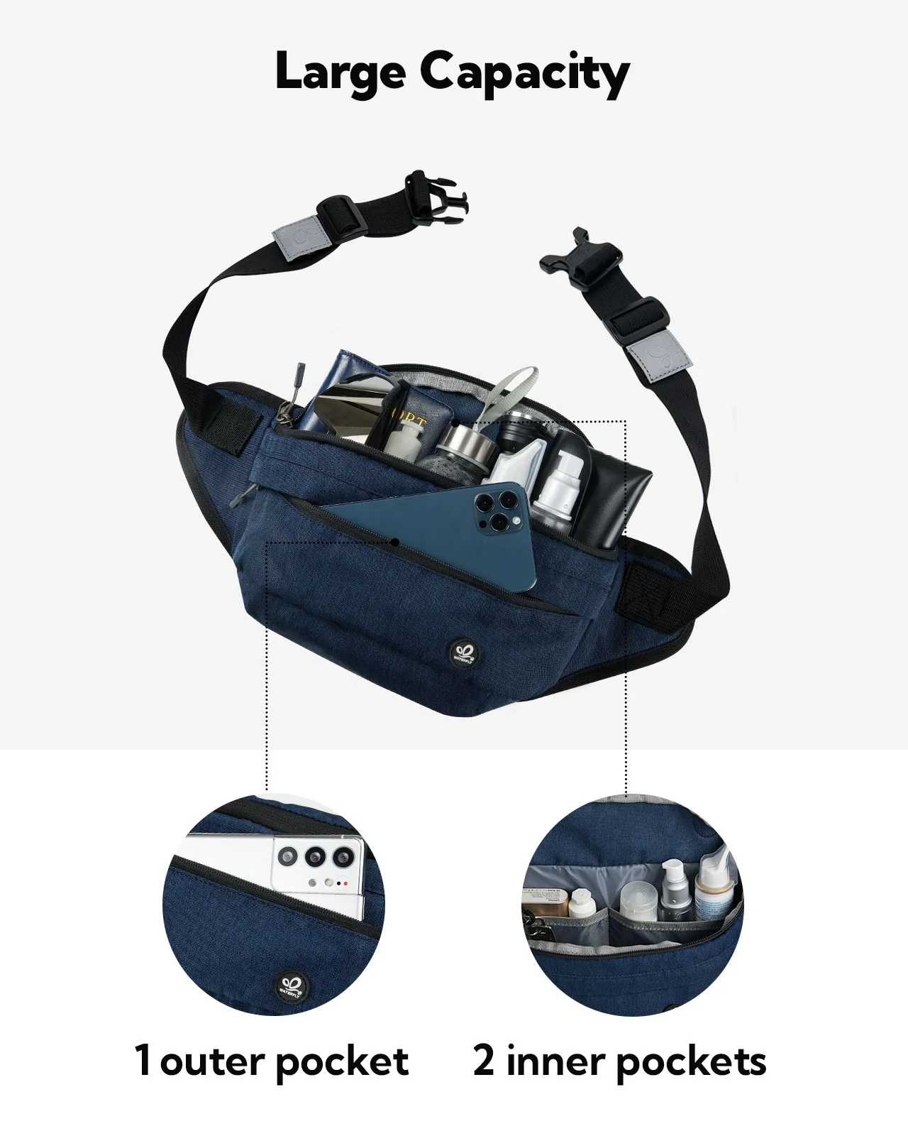 Sports Traveling Fitness Jogging Outdoor Running best versatile Waist Bag