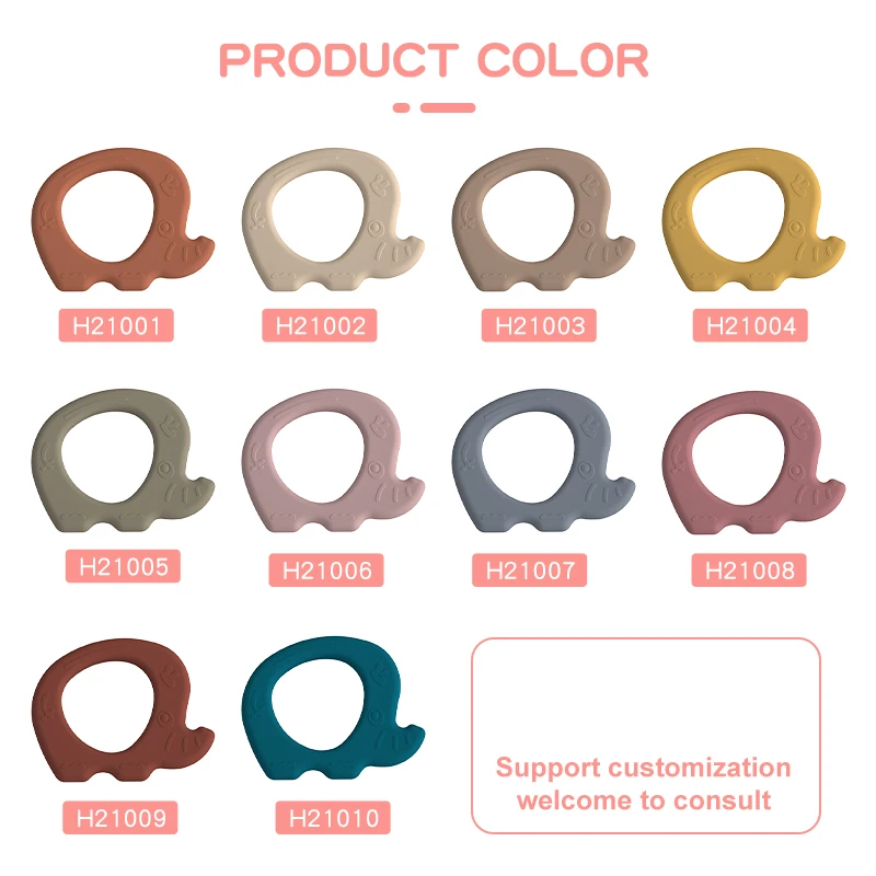 Factory Wholesale Lfgb Approved Bpa Free 100% Food Grade Animal Baby Silicone Teethers Baby Teethers Ring