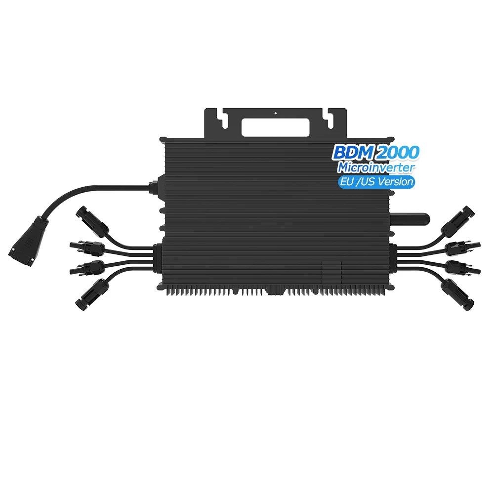 High Efficiency Micro Solar Inverter 600W 1200W 1500W 4 In1 Microinverter With 12 Years Warranty