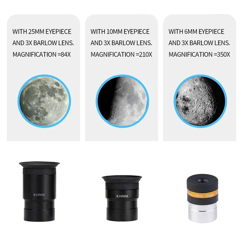 LUXUN Astronomical Telescope 90700 Portable Travel Telescope with Phone Adapter Powerful AZ-Mount Telescope with Tripod