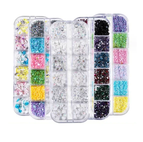 3D Holographic Butterfly Nail Glitter Nail Sequins Flake Acrylic Manicure Paillettes Ultrathin Nail Decal Sticker