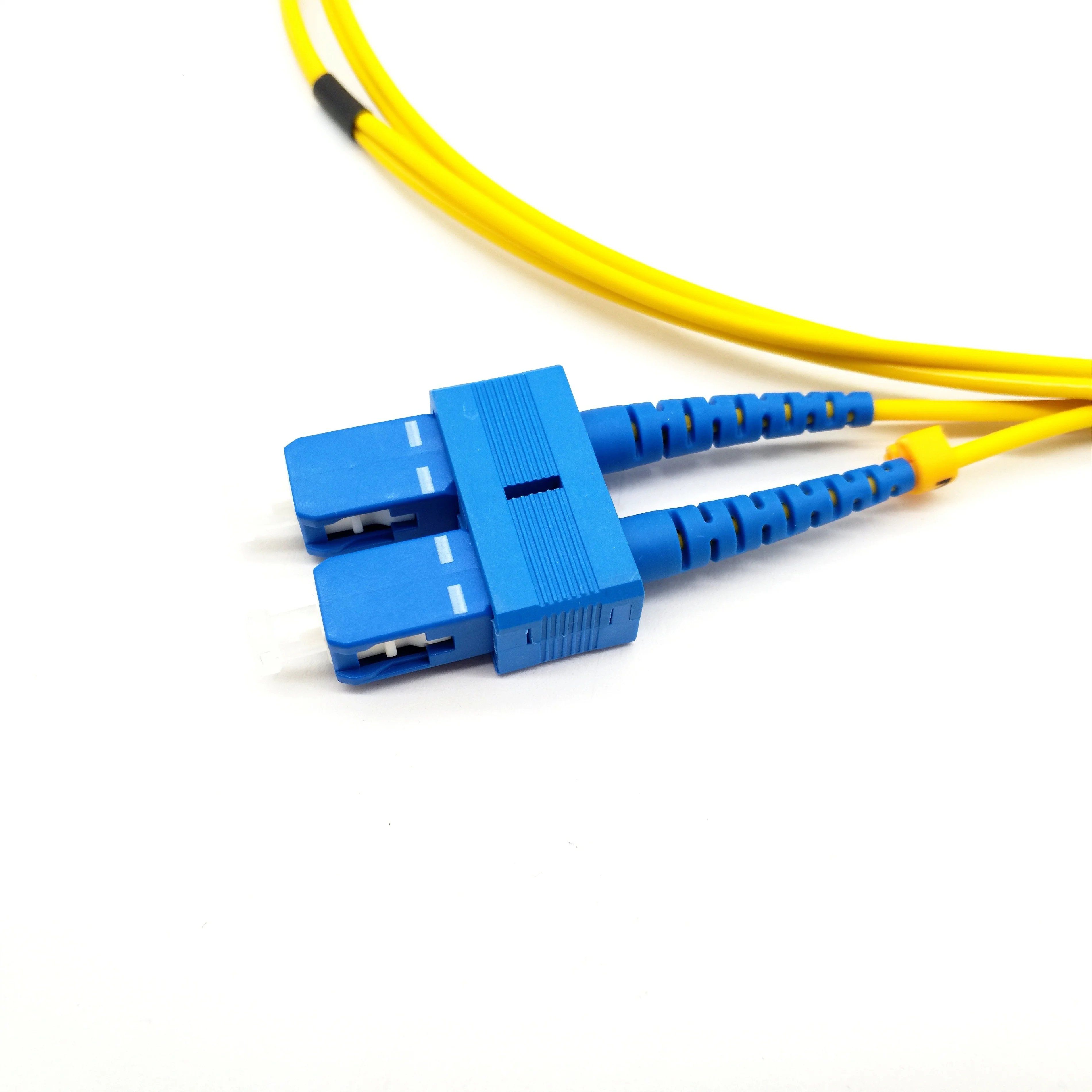 1.5m sc lc fc st upc apc connector SM9/125 2.0 mm duplex sc apc to sc apc outdoor fiber patch cord