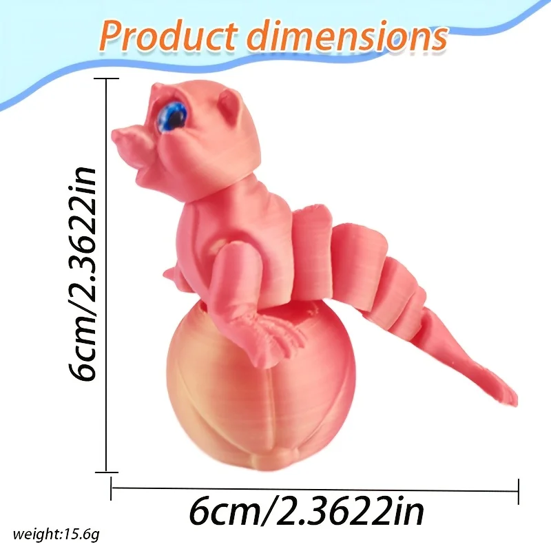 Custom 6cm 3D Printed Realistic Seal Figurine Rotatable Articulated Plastic Animals for Office Desk Ornaments or Toys
