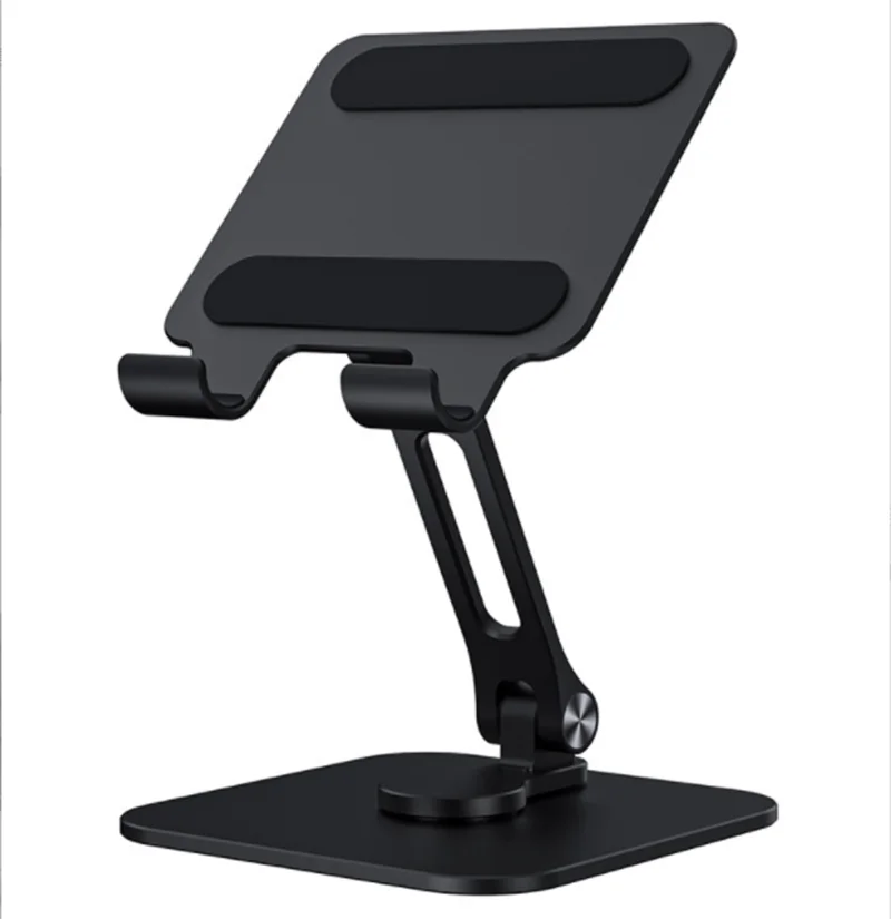 Tablet Stand Holder for Desk Dual Rod Support Aluminum Desktop Tablet Holder Adjustable Foldable Dock Multi Angl RiserCompatible