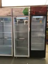 free custom logo chiller Commercial Glass Door Mini Display Fridge/energy Drink Refrigerator With Led Logo