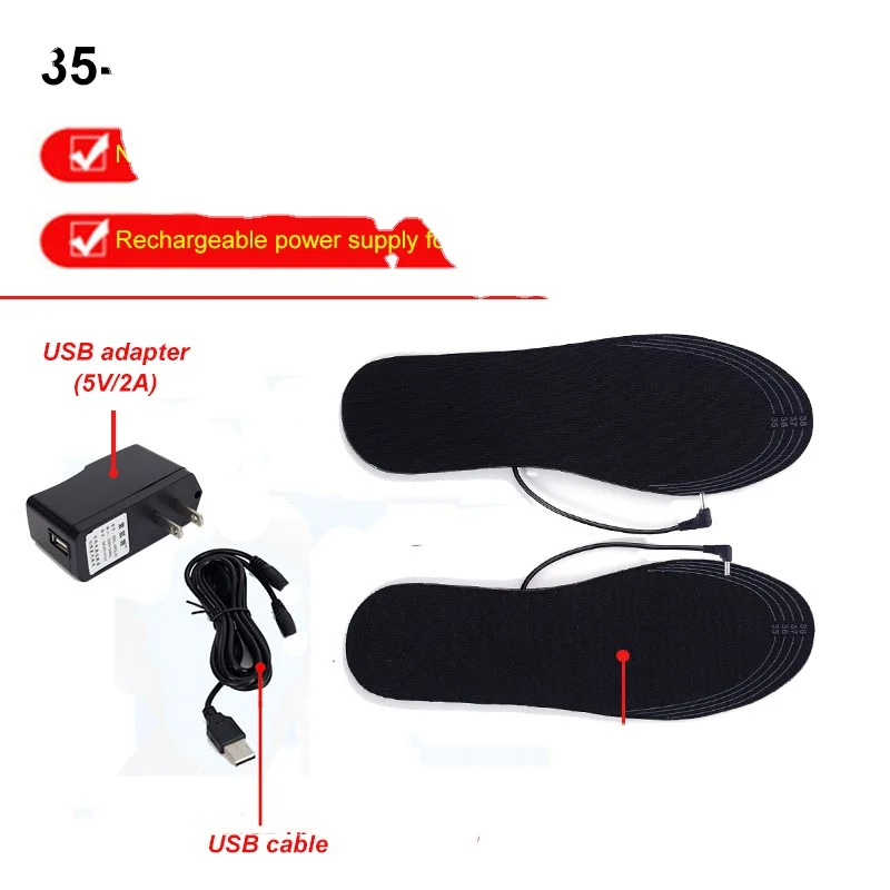 
Outdoor Sports Heated Insoles Winter Heating Insoles Warm TH14101 