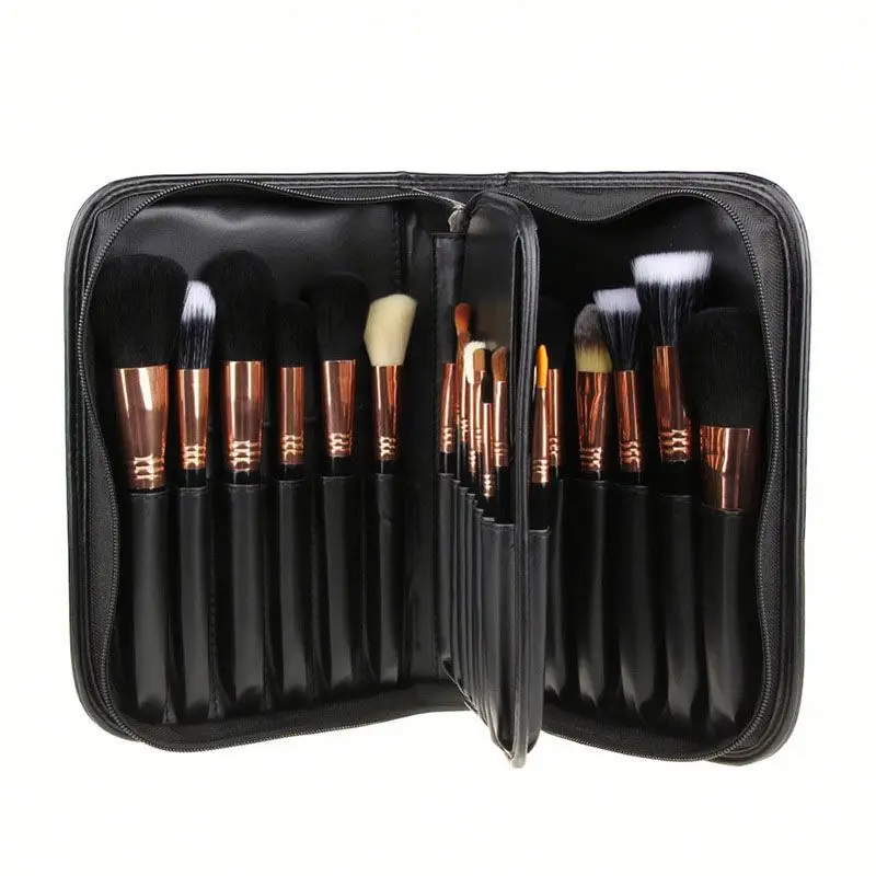 29Pcs Full Set of Professional Beauty Tools Animal Hair Makeup Artist Loose Powder Eye Shadow Cosmetic Make Up Brush Set