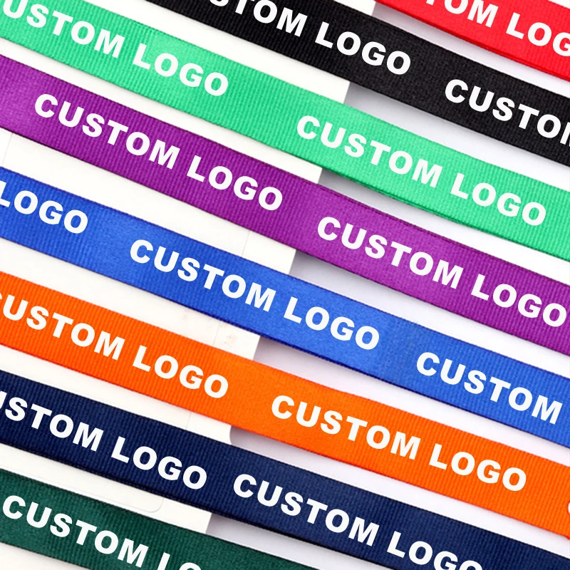 Personalized Custom Neck Strap Lanyards Printing Sublimation Polyester Lanyard With Logo