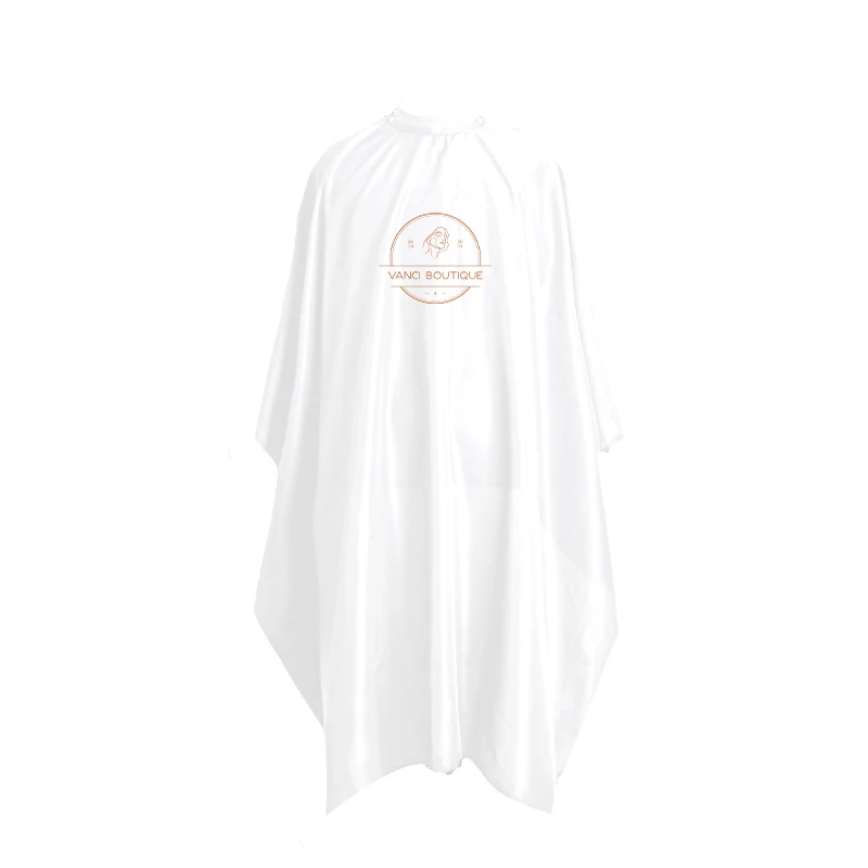 Kefei оптовая продажа с индивидуальным логотипом полностью напечатанная гидроизоляционная Парикмахерская накидка