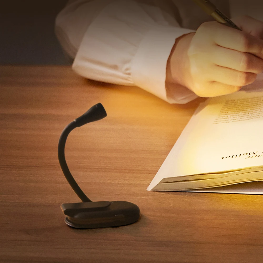 Лампа USB зарядка для мобильных устройств на книгу или лампы LED Защита глаз настольная лампа портативный маленький ночной
