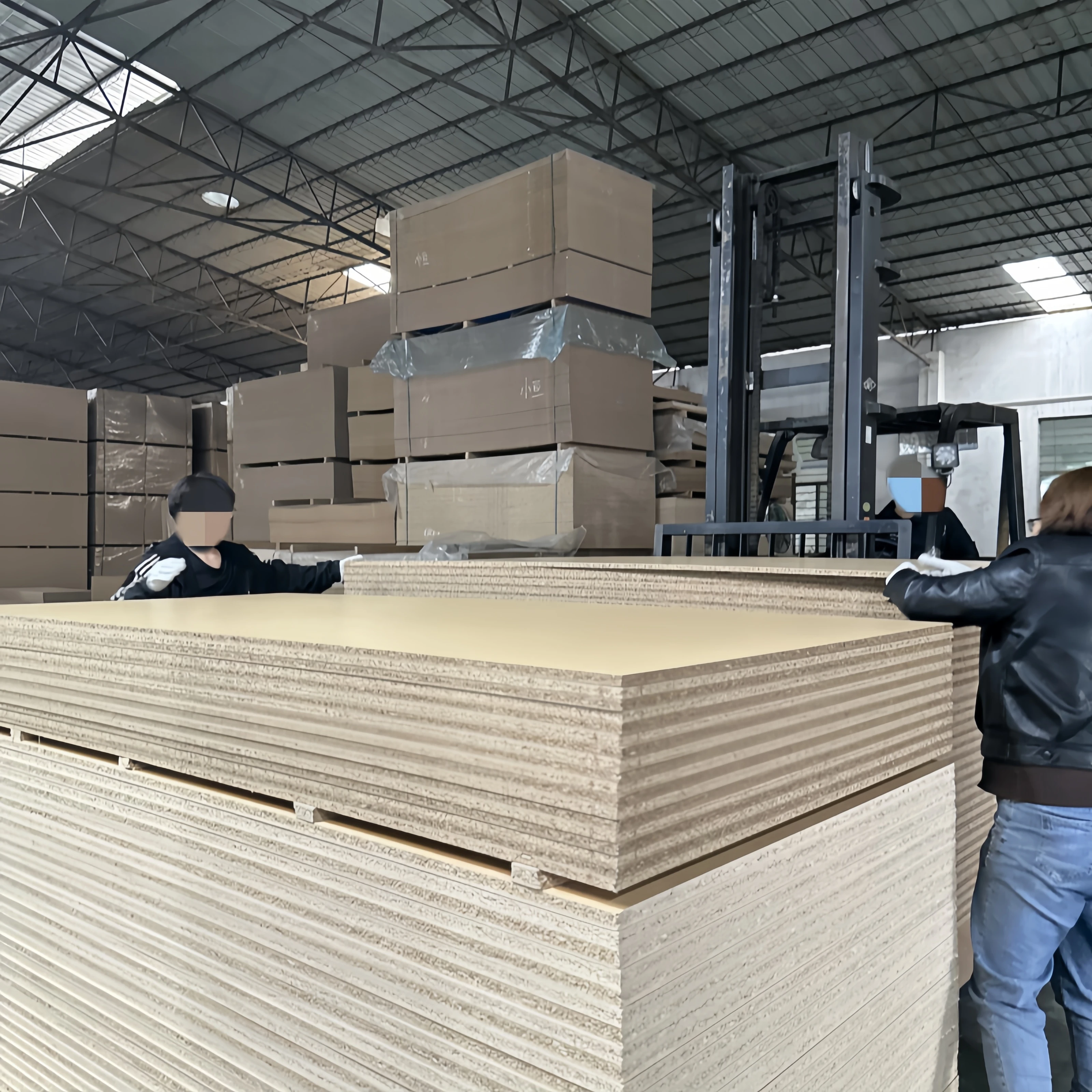 Matte Grey Double Sided 3/4 Melamine Particle Board