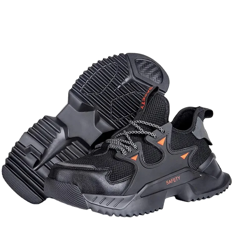 Industrial Protective AntiCrash AntiPuncture AntiStatic Steel Toe Mining Work Shoes Outdoor Boots Safety Shoes