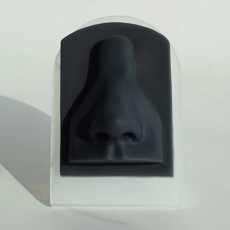 Можно повторно использовать мягкую силиконовую гибкую 3D-модель уха носа для пирсинга кольцо ювелирный дисплей Модель практики