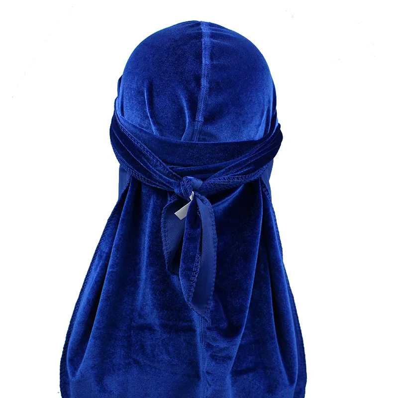 
Hot Sale customized fashion Custom Logo Polyester silk durag voulet durag cap designer durag 