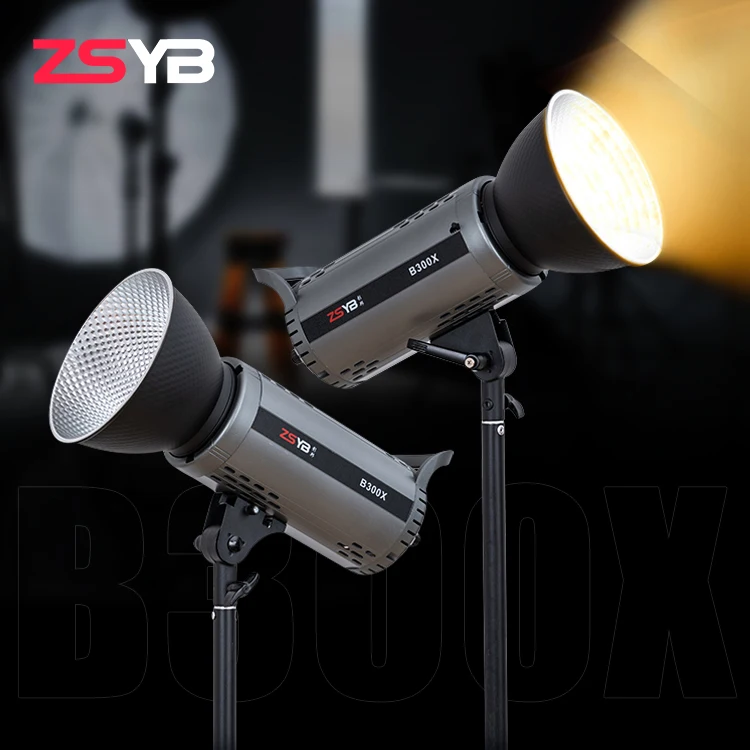 ZSYB Photographic Lighting New Arrival 200w 2700-6500K Dimmable Led Moving Camera Video Light With Professional Photography