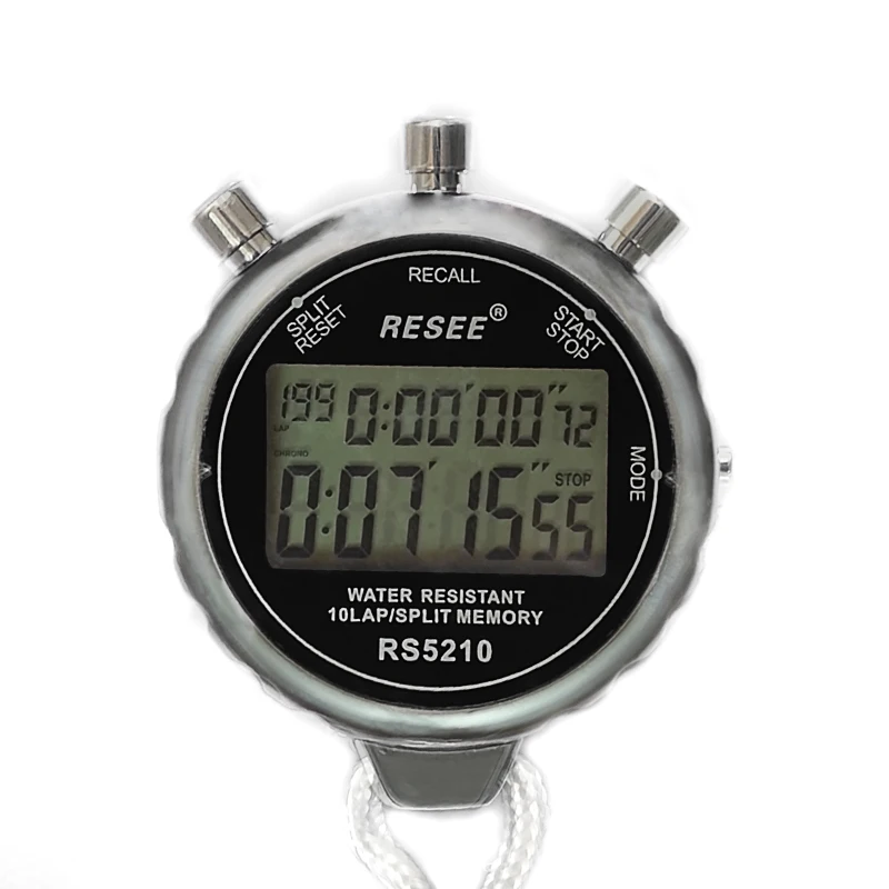 Resee High Quality Multifunction Led Sports Stopwatch Sports Timer Cronometro Deportivo Stopwatch Profesional For Running