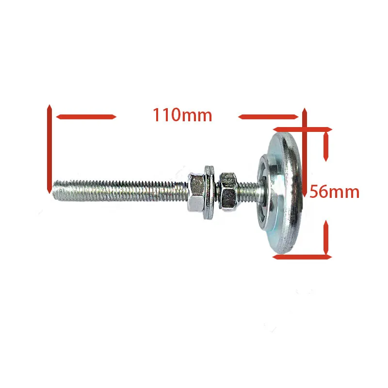 Escalator Handrail Guide Roller 56*M10 Length 110mm Bearing 6200RS Anti Deviation Wheel Escalator Spare Parts