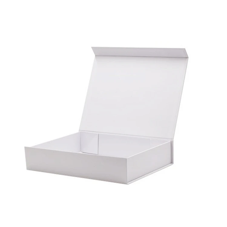 Premium magnetic gift box black matte custom logo grey board rigid packaging boxes