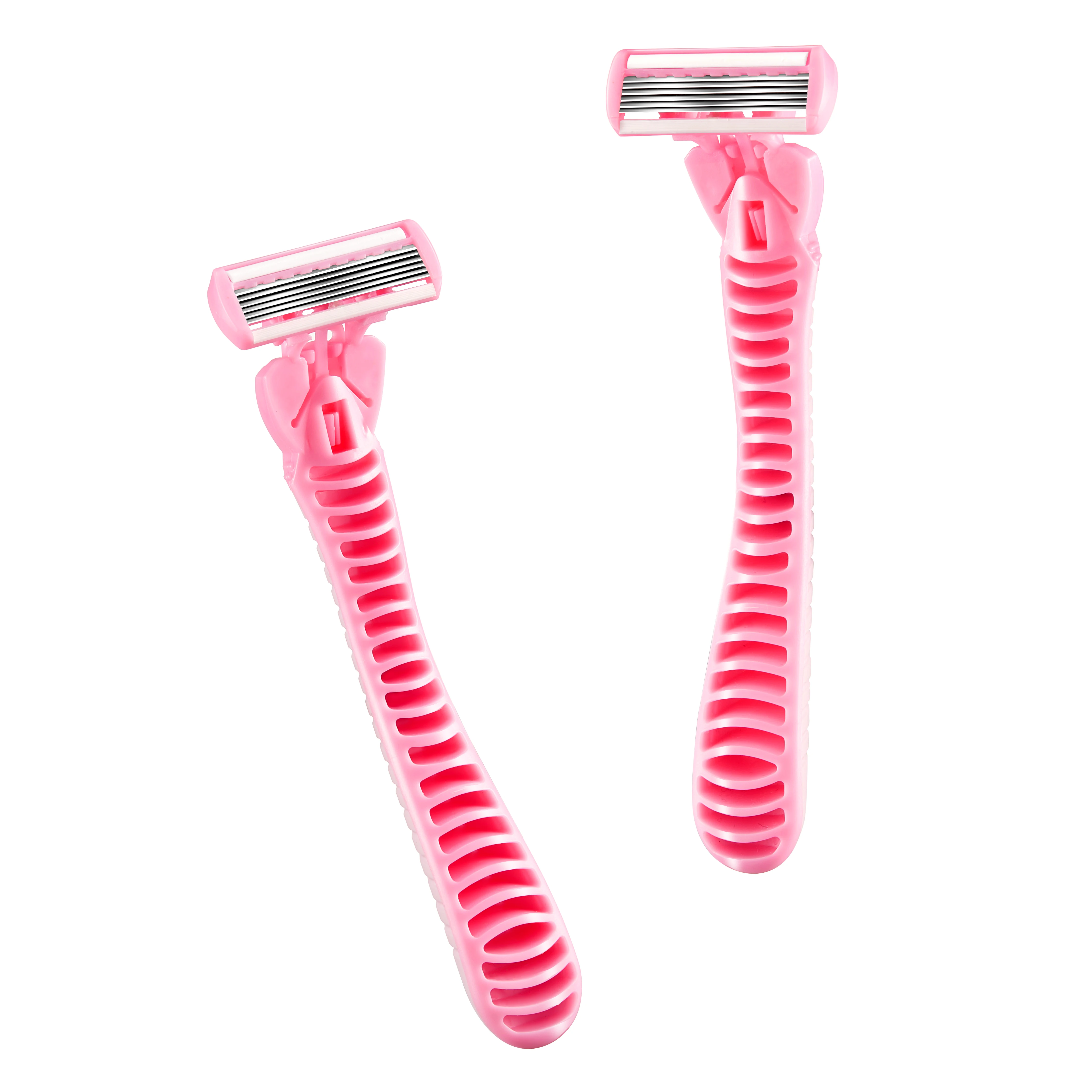 Private Label in Stock Disposable Women Shaving Blazes Portable 5 Blades High Quality Safety Razor for Women