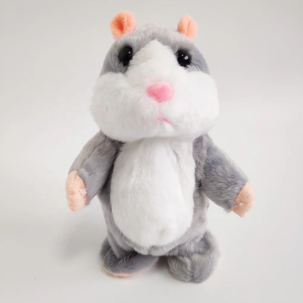 18cm talking and walking hamster toy