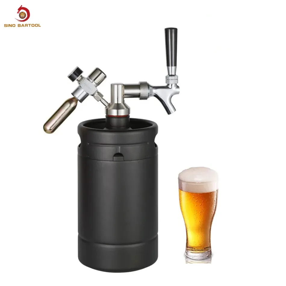 Wholesale Portable Stainless Steel 304 Beer Keg Dispenser Wine Barrel For Party