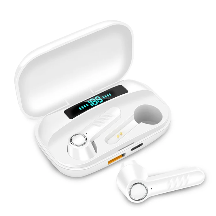 BE-2 earphone Wireless Headphones Touch Digital Display TWS Earphone