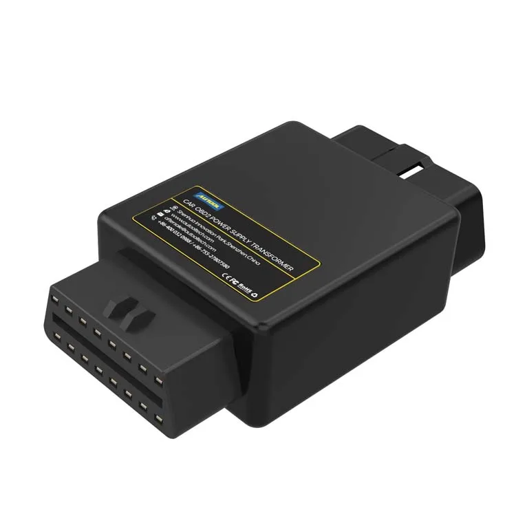 Низкая цена Трансформатор источника питания Autool адаптер OBD мощностью от 24 В до 12 мини портативный диагностический инструмент