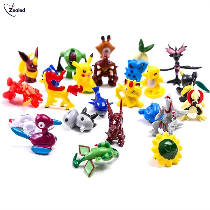 Zealed Cheap price ABS Poke mon ball toys high quality 7cm capsule pokeball with mini poke mon figure in for gift