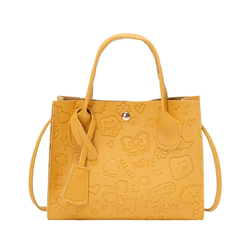 2023 Hot Selling Leather Material Women Handbag Wholesale Cheaper Leather Crossbody Chain Bag Ladies Diagonal Bag