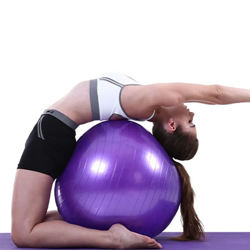 wholesale Custom logo fitness PVC yoga ball 45cm 55cm 65cm 75cm