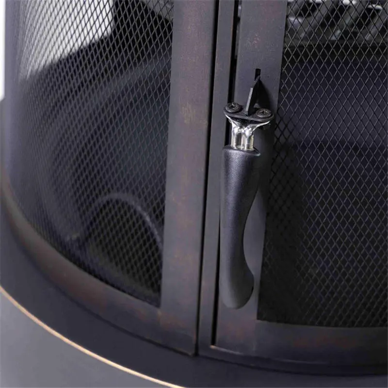 Garden Smokeless grill Ware Outdoor Fireplace Outdoor Wood Burning Steel Chiminea