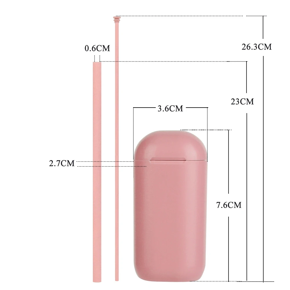 
Wholesale Custom Hot Sale Reusable Straw Silicone Drinking Collapsible Straws with Case 