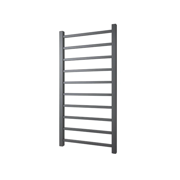High Quality Wall Mounted Bathroom Radiator Black Heated Towel Warmer Rack Heated Towel Rail