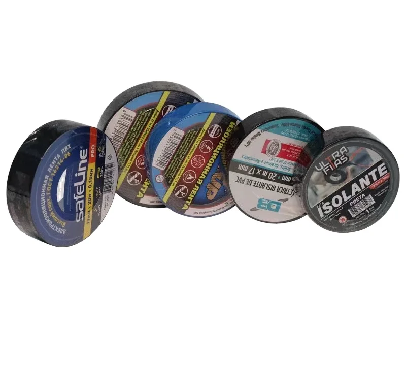 Electrical black insulation electrical self-adhesive manufacturers insulation PVC tape