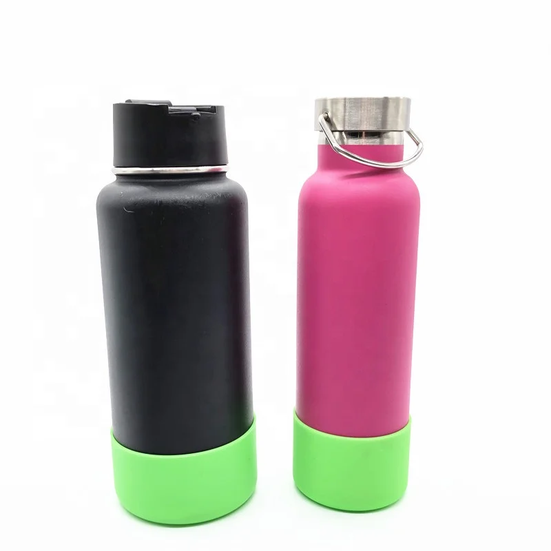 Hot Sales Silicone Water Bottle Flex Boots Bottom Protective Sleeve Cover for Flask Sport Water Bottle 12oz - 40oz