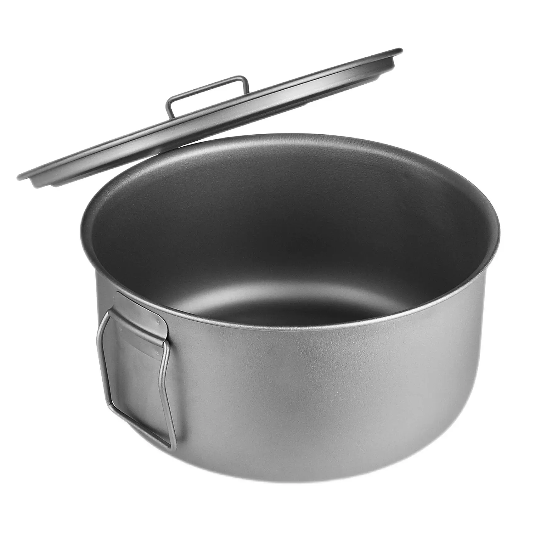 Outdoor Portable Pure Titanium Pan Titanium Non-stick Frying Pan For Camping