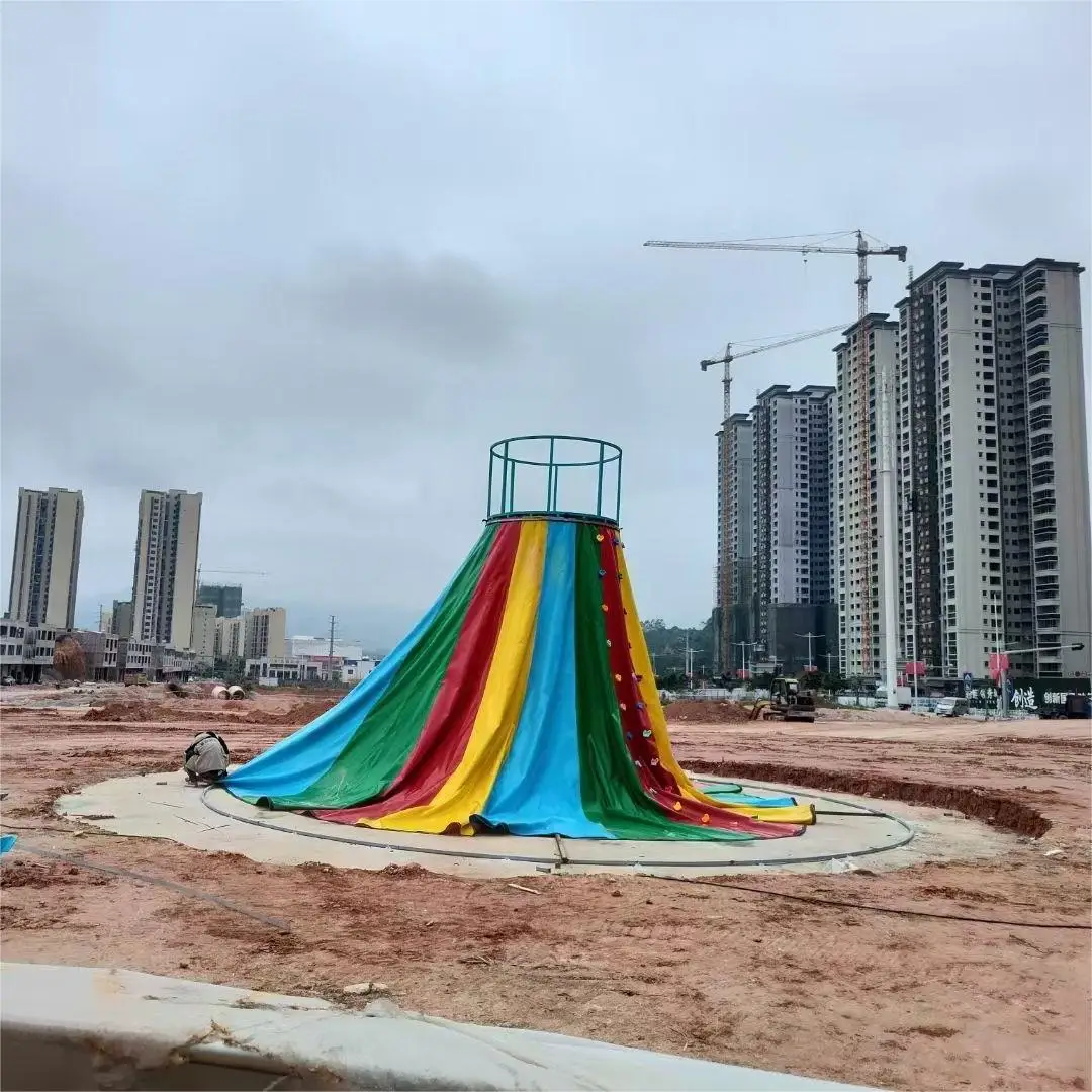 china factory cheap amusement park games patio swings  seesaw outdoors play ground kids slides and swing play