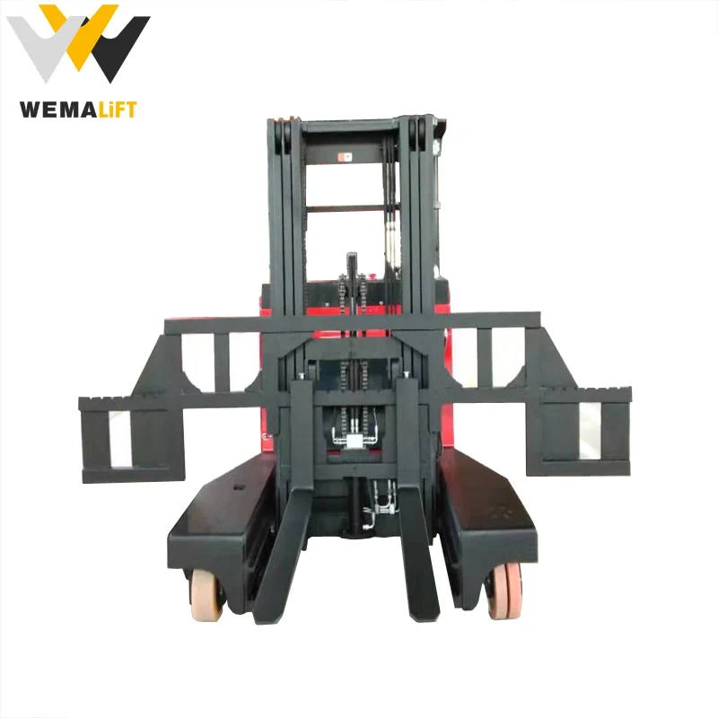 Paper roll handler electric pallet truck with high lift hydraulic forklift clamp